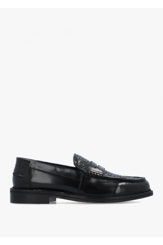 Delicious Junction Brummel Blake Stitch Basket Weave Loafer