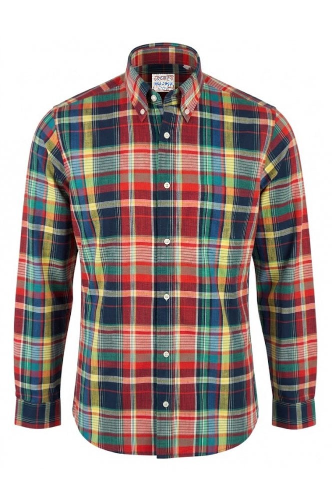 Ska & Soul Ivy League Madras Check L/S Shirt SS/2571