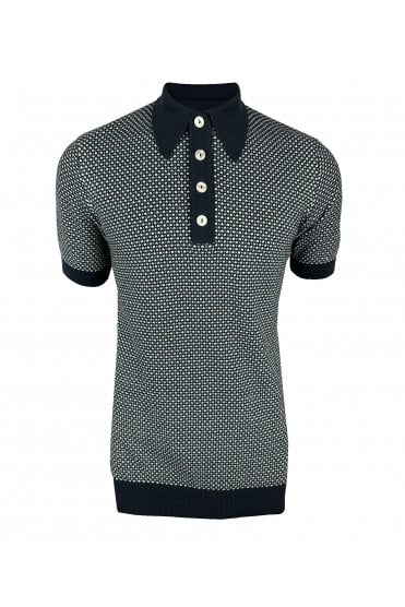 Spearpoint Fine Gauge Textured Polo SS/2542