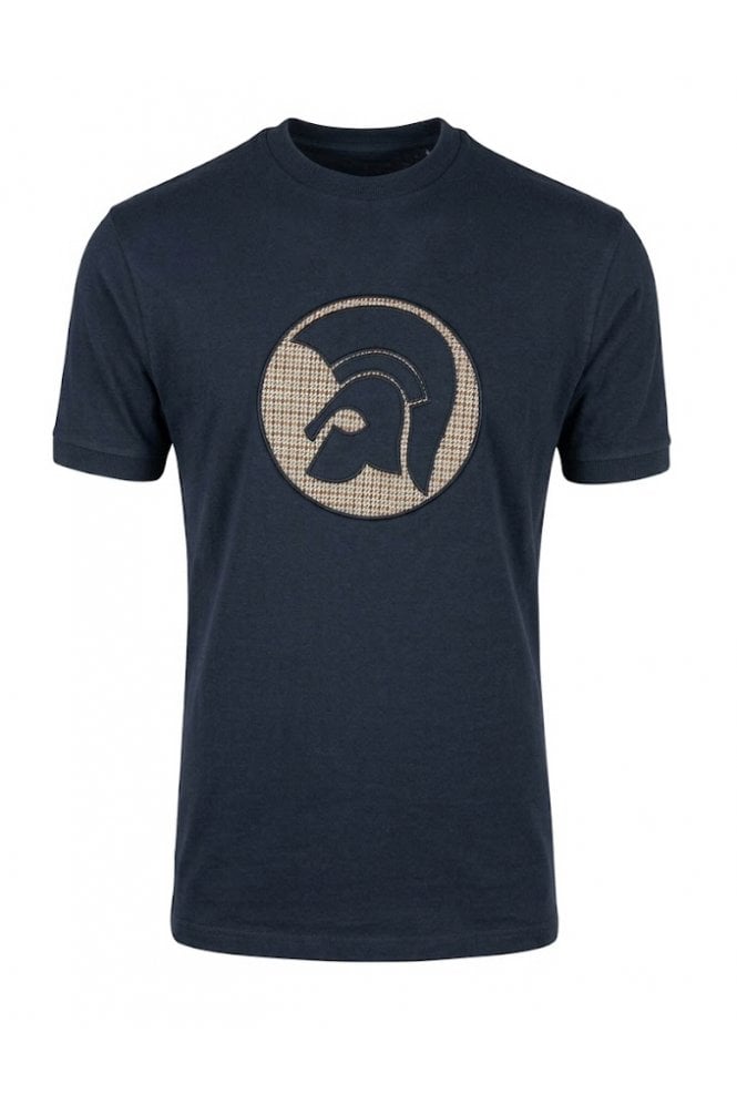 Trojan Applique Jacquard Logo Tee TR/9091