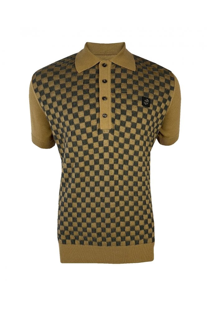 Trojan Chequerboard panel polo TR/8911