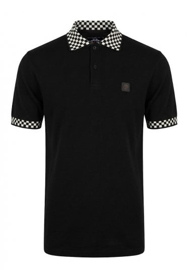 Chequerboard Trim Pique Polo TC/1051