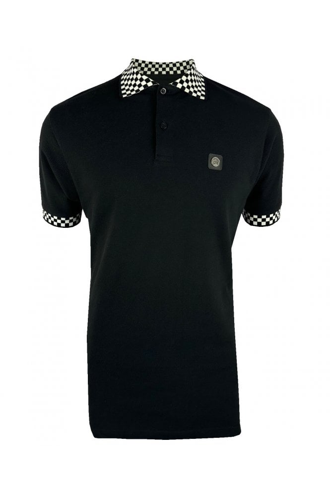 Trojan Chequerboard Trim Pique Polo TR/8988