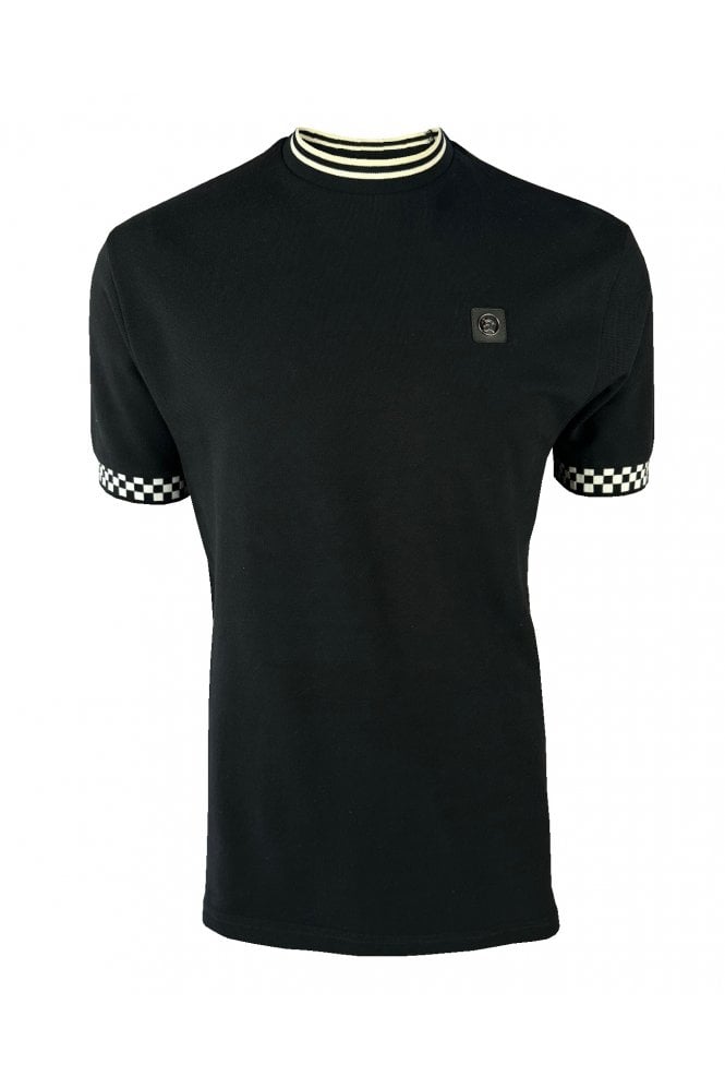 Trojan Chequerboard Trim Tee TR/9040
