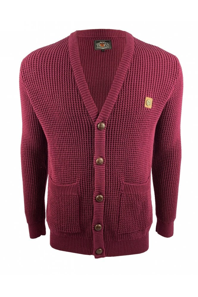 Trojan Classic Waffle Cardigan TC/1020