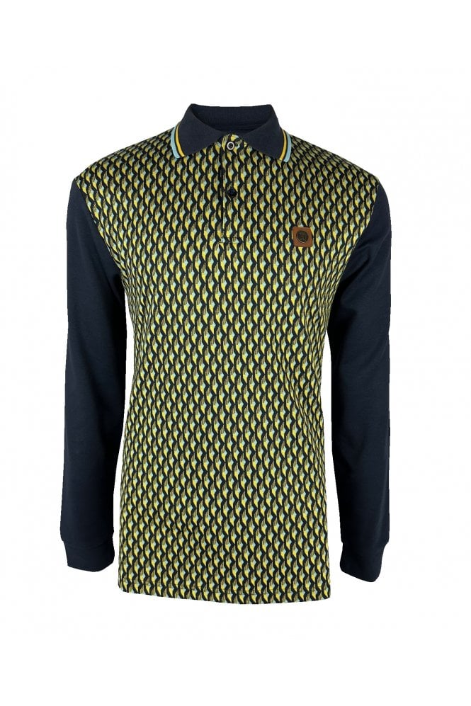Trojan Deco Panel Polo L/S TR/8920