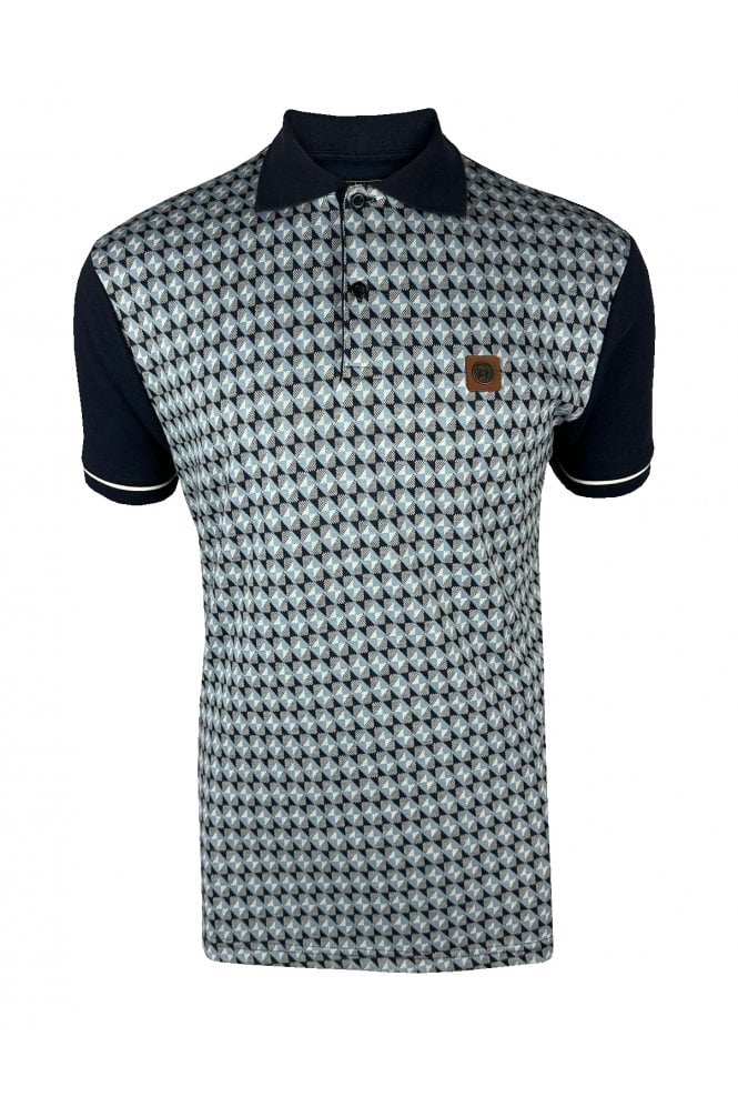 Trojan Diagonal Jacquard Panel Polo TR/8976