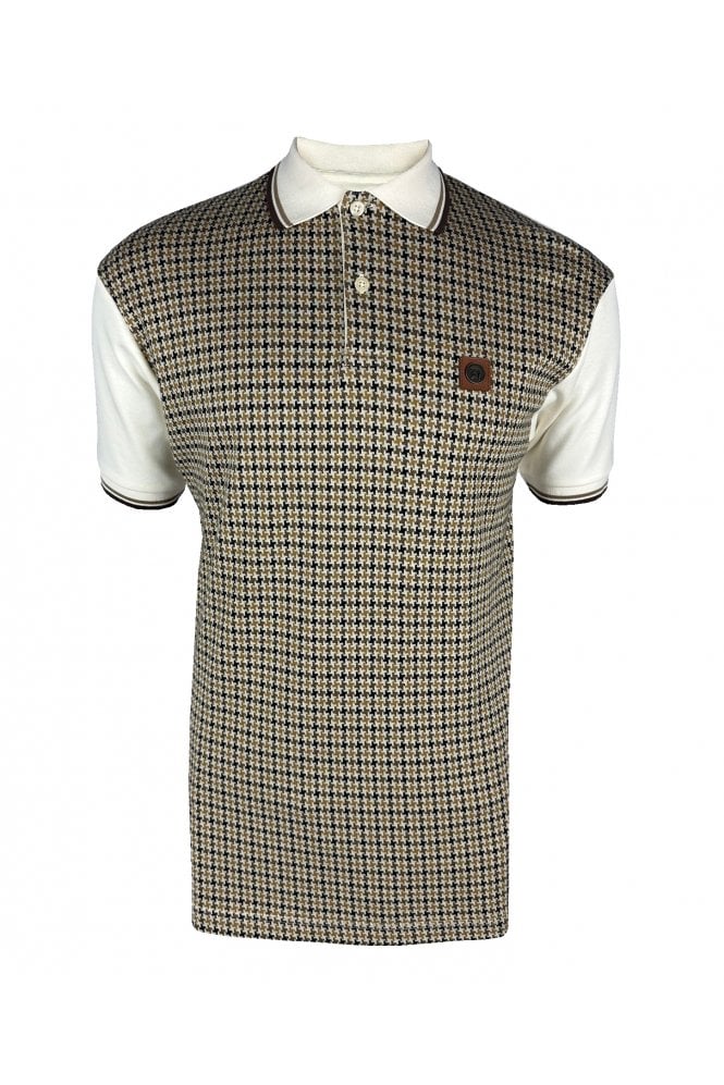 Trojan Houndstooth panel polo TR/8934