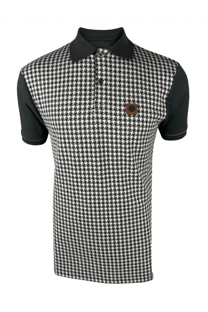 Trojan Houndstooth Panel Polo TR/9020