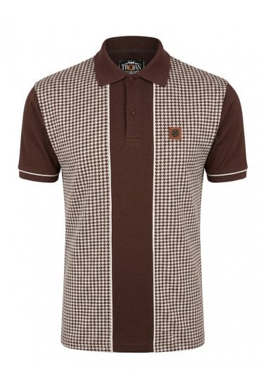 Houndstooth Panel Polo TR/9118