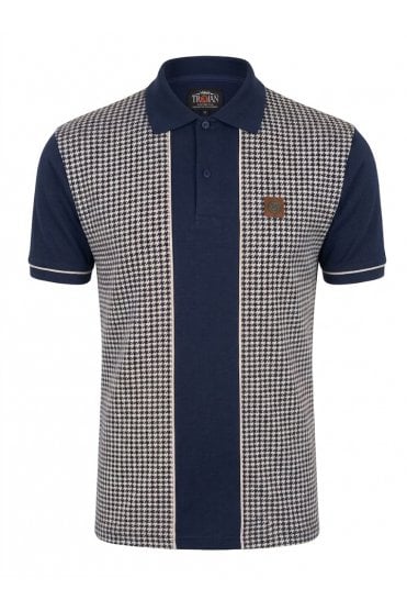 Houndstooth Panel Polo TR/9118