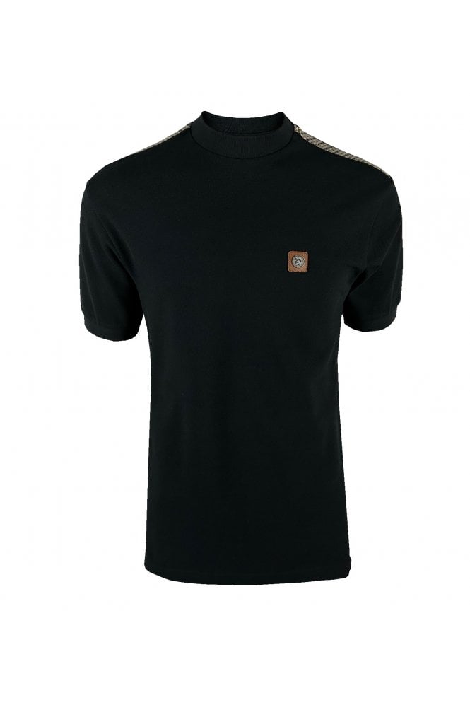 Trojan Houndstooth trim pique tee TR/8881