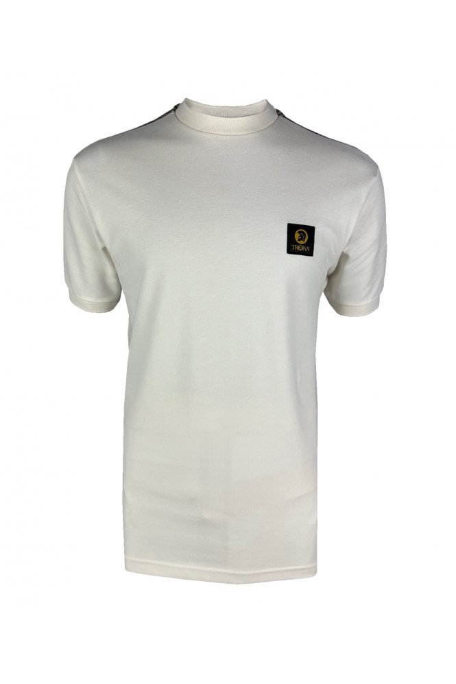 Trojan Houndstooth trim pique tee TR/8942