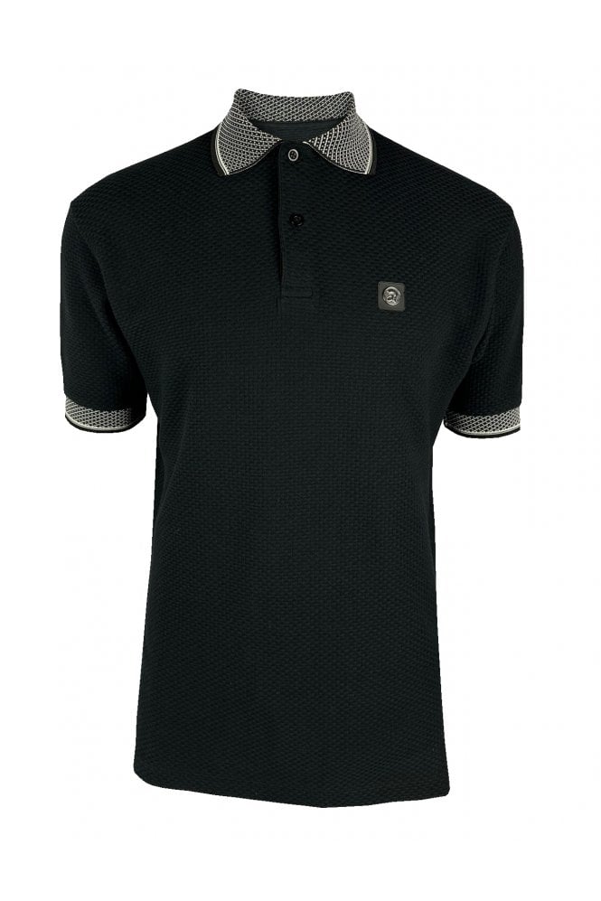 Trojan Jacquard Collar Textured Polo TR/8983