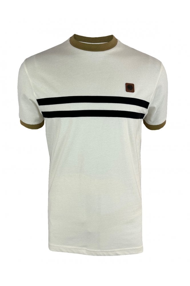 Trojan Laid On Stripe Front Tee TR/8993