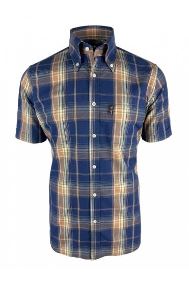 Large check with free matching pocket square TC/1048