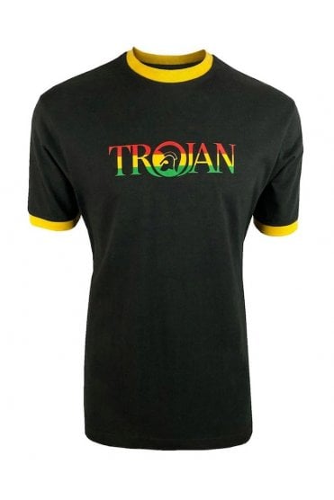Trojan Logo Ringer Tee TC/1014 