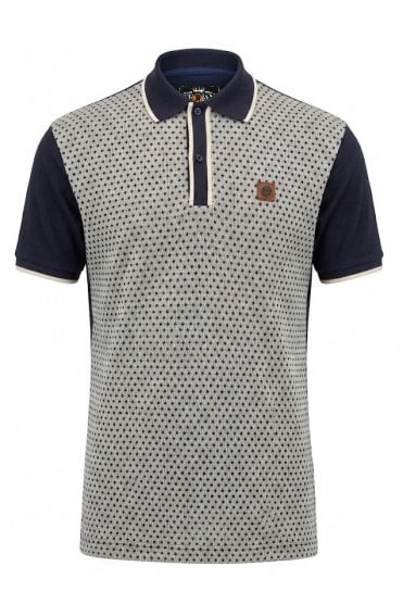 Motif Jacquard Panel Polo TR/9119