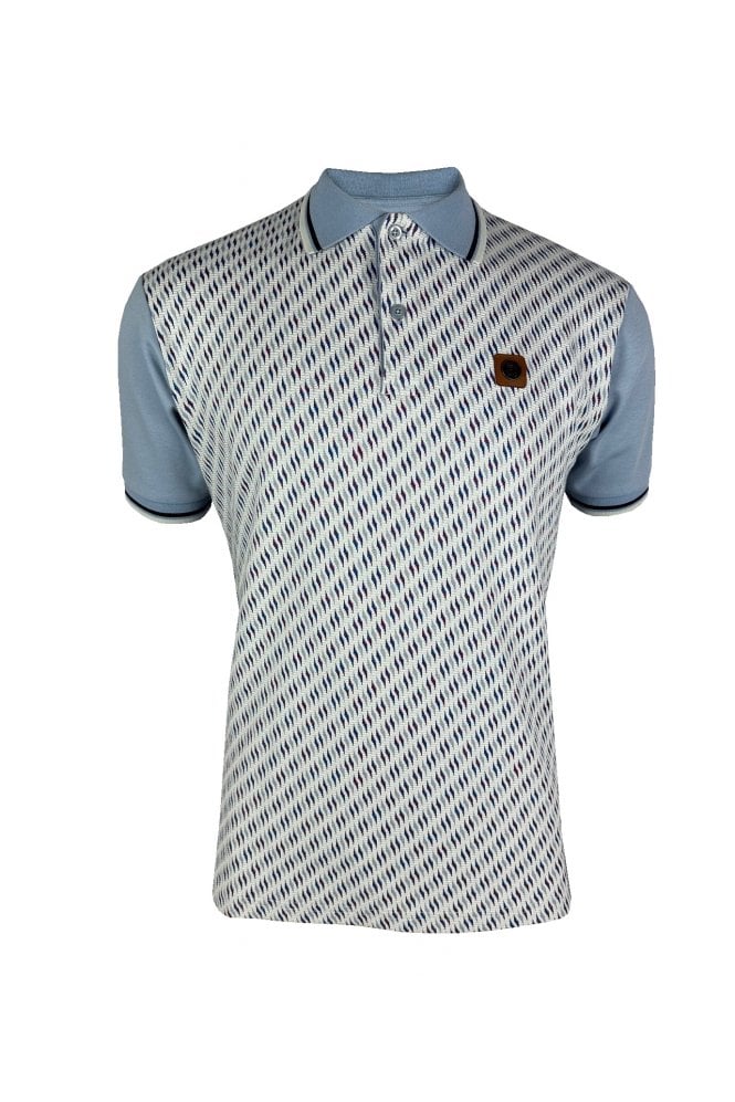 Trojan Ottoman Jacquard Panel Polo TR/8866