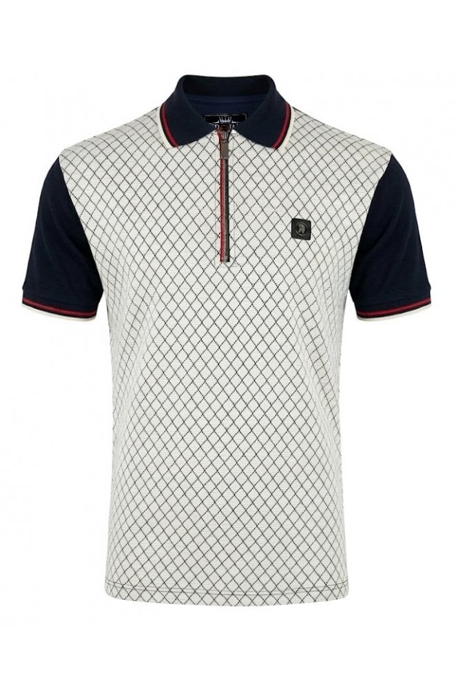 Trojan Ottoman Jacquard Panel Polo TR/9069