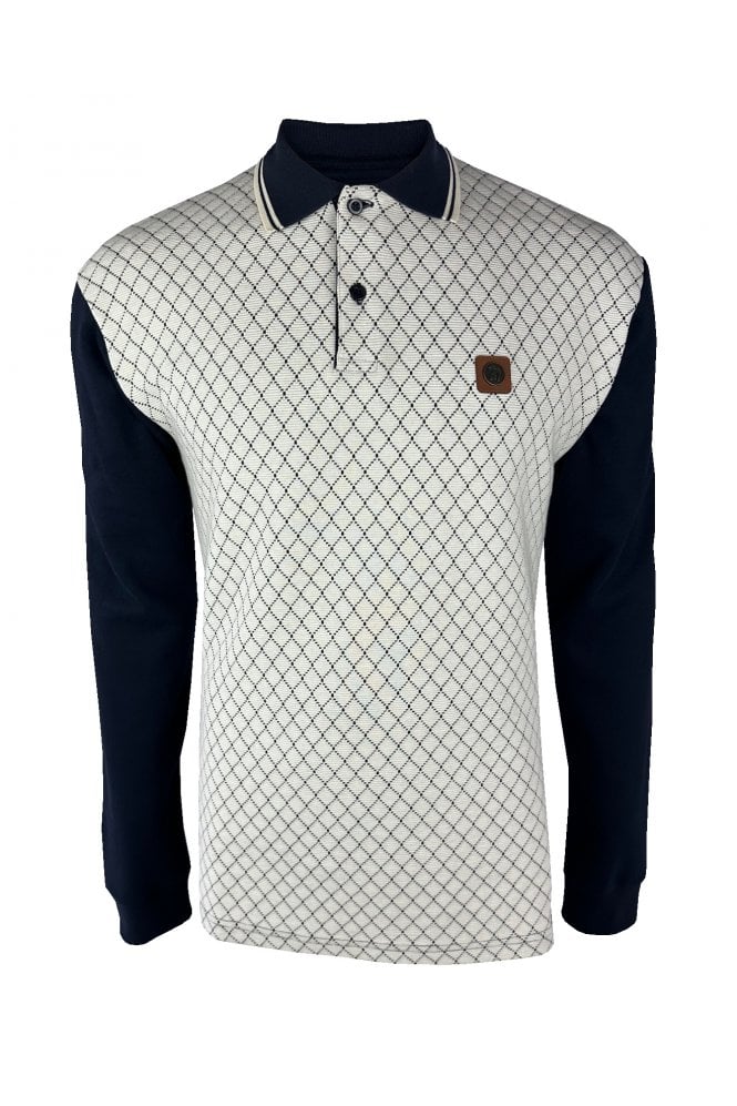 Trojan Ottoman Rib Panel Polo L/S TR/9026