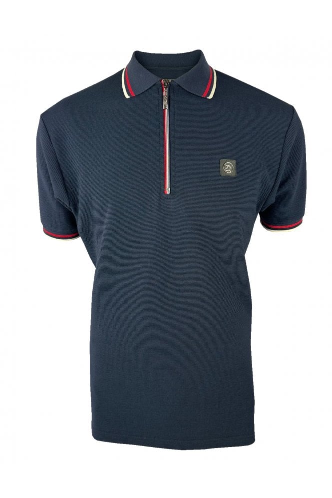 Trojan Ottoman Rib Zip Polo TR/9023