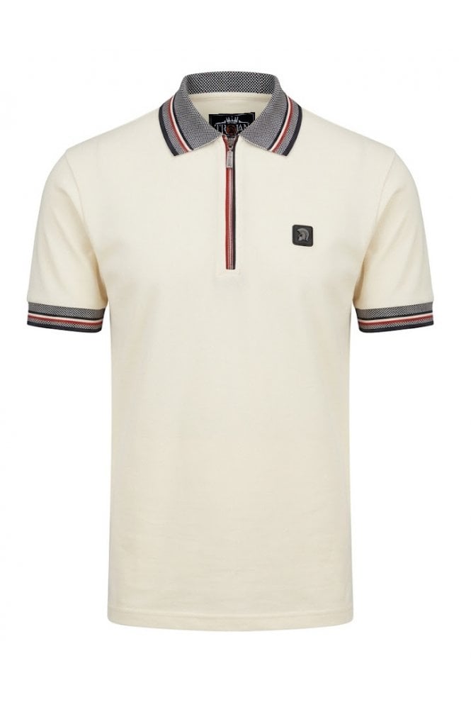 Trojan Oxford Collar Zip Pique Polo TR/9068