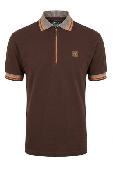 Oxford Collar Zip Pique Polo TR/9132