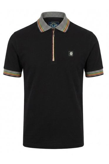 Oxford Collar Zip Pique Polo TR/9132
