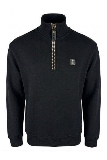 Quarter Zip Trim Sweat TR/9108