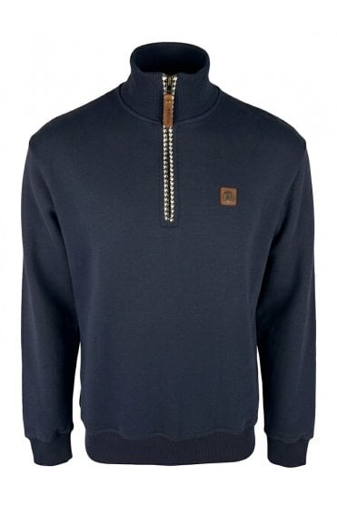 Quarter Zip Trim Sweat TR/9108
