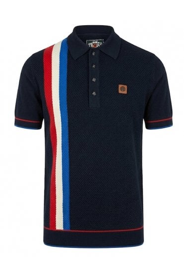 Racing Stripe Fine Gauge Polo TR/9063