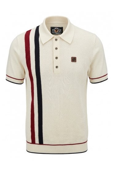 Racing Stripe Fine Gauge Polo TR/9113