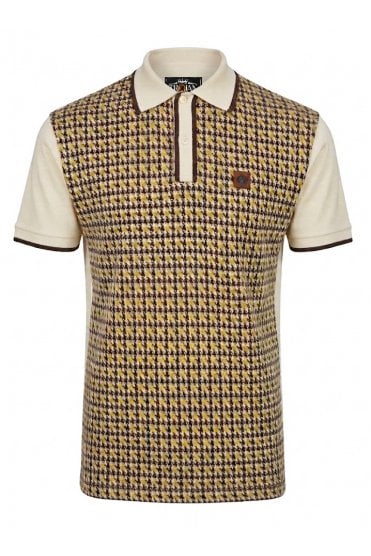 Retro Houndstooth Polo TR/9123