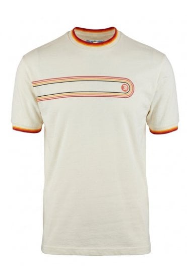 Retro Stripe Print Tee TR/9137