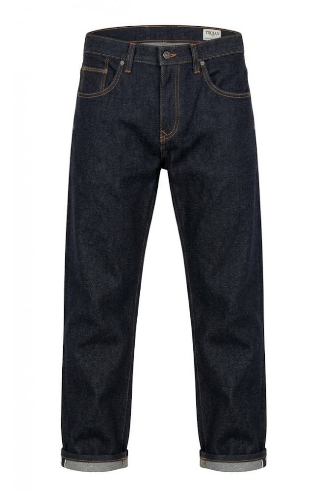 Trojan Signature Orange Stitch Zip Fly Jean TC/1052