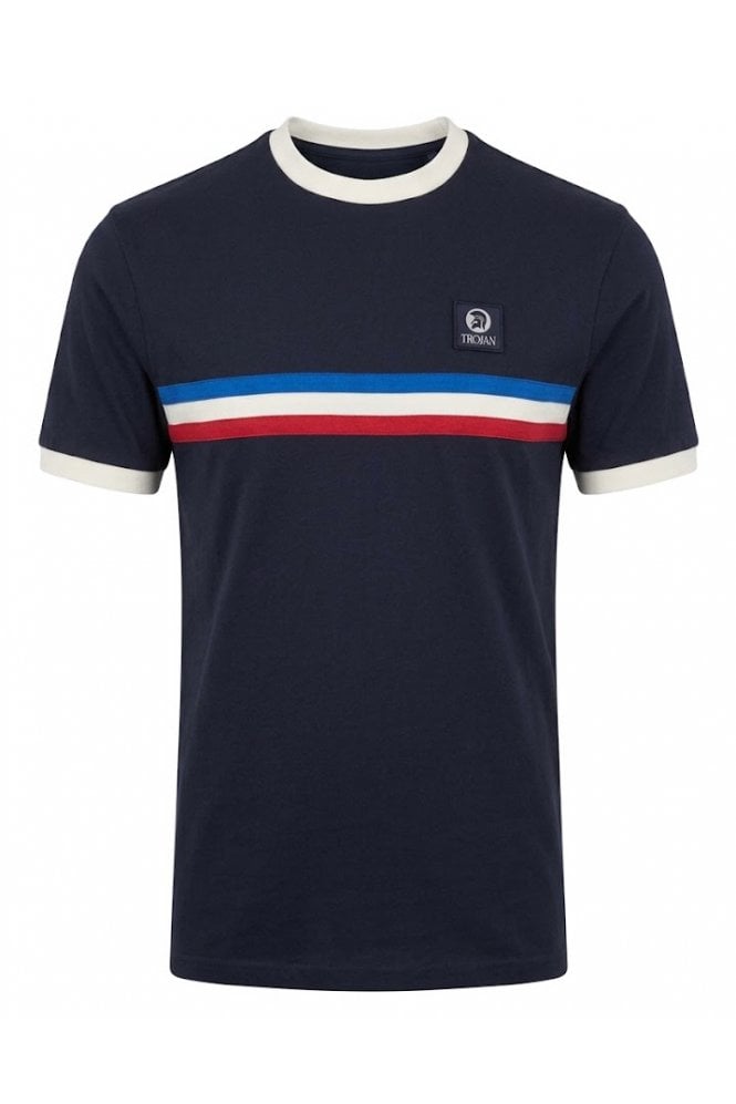 Trojan Stripe Front Tee TR/9085