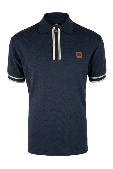 Textured Stripe Rib Polo TR/9081