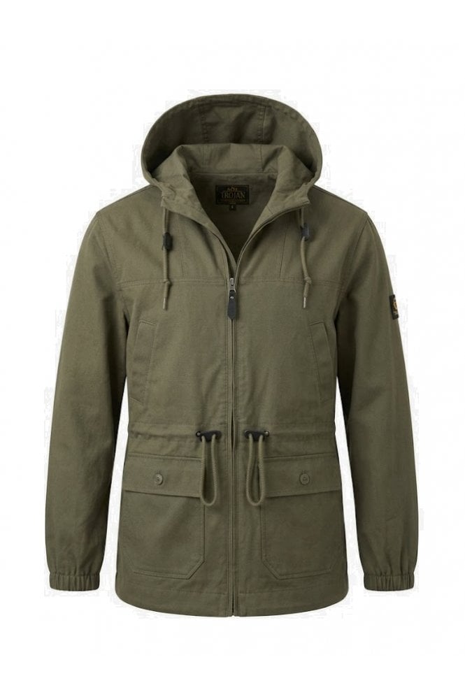 Trojan Twill Badged Parka TC/1053