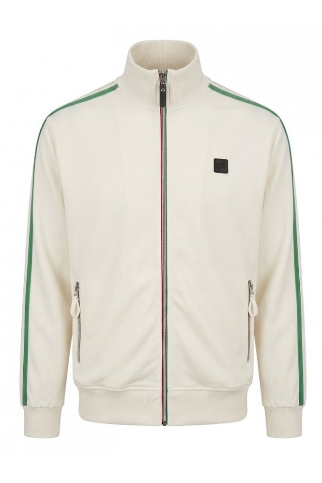 Trojan Twin-stripe Contrast Zip Track Top TR/9100